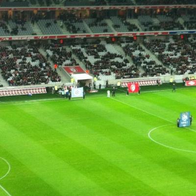 Les collaborateurs d’ Axecibles fêtent Noël au grand stade de Lille, un cadeau de noël d’avance